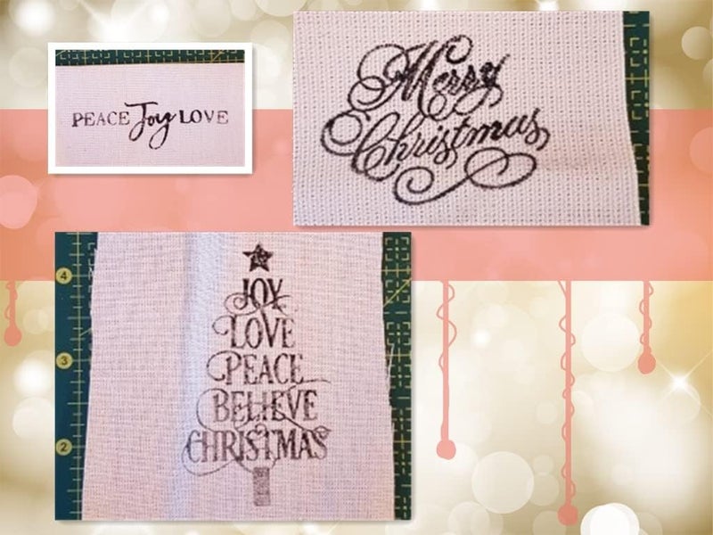 LDCRE Merry Christmas Blessing Words Clear Stamps,Graceful Handwriting Tree Album Decorative Silicon Stamp Crafts,Clear Stamps for Card Making Decoration DIY Scrapbooking - Image 4